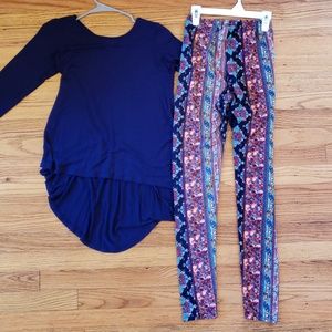 Long sleeve Tunic with Leggings